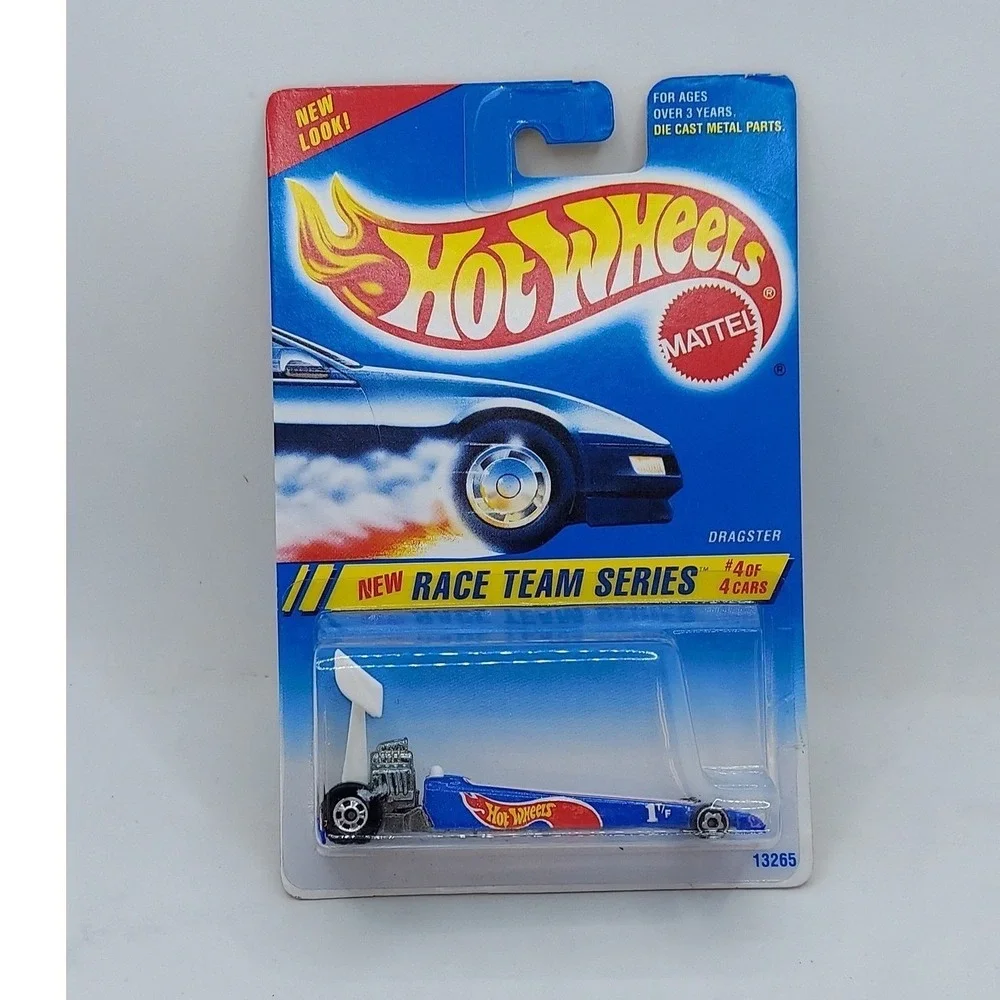 1994 Hot Wheels Race Team Series Dragster #278 Sparkle Blue